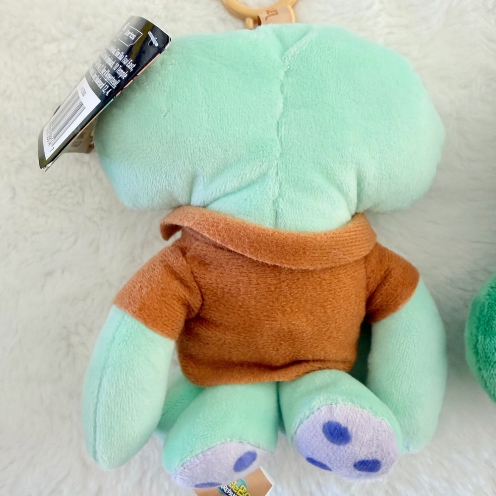 Zuru Fuggler SpongeBob Squarepants Plush Keychain Set - Squidward and Plankton - Picture 6 of 12